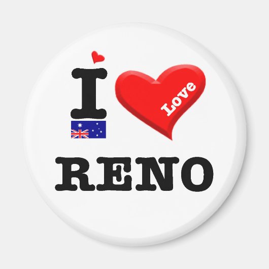 RENO – 大好き マグネット (正面)