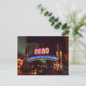 Reno Arch Sign #1はがき ポストカード (スタンド正面)