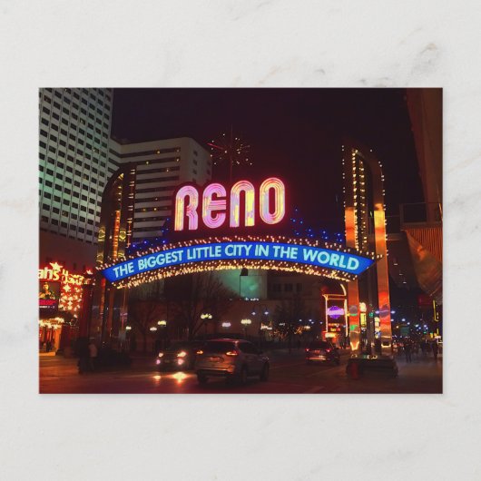 Reno Arch Sign #1はがき ポストカード (正面)