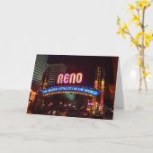 Reno Arch Sign #1カード カード (黄色い花)