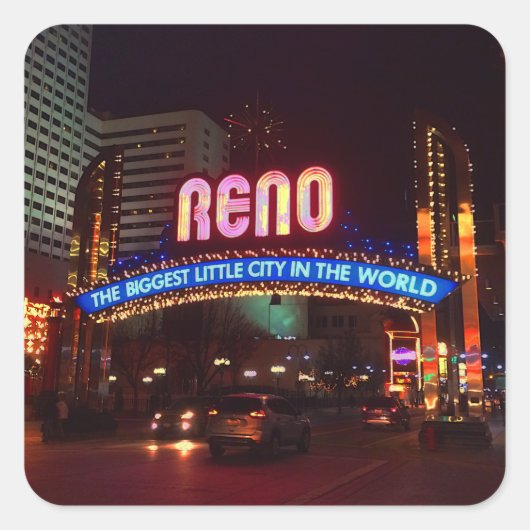 Reno Arch Sign #1スタンプ スクエアシール (正面)