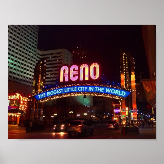 Reno Arch Sign #1ポスター ポスター (正面)