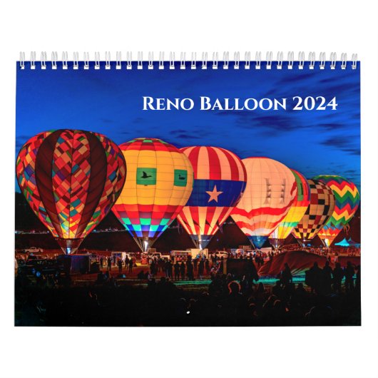 Reno Balloon 2024カレンダー カレンダー (カバー)