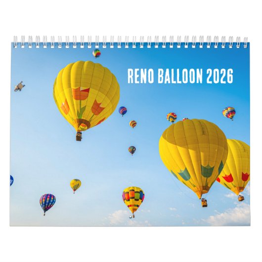 Reno Balloon 2026 カレンダー (カバー)
