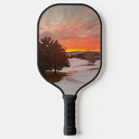 Reno Nevada Sierra Mountains Golf Course Paddle ピックルボールラケット (正面)