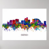 Reno Nevada Skyline ポスター (正面)
