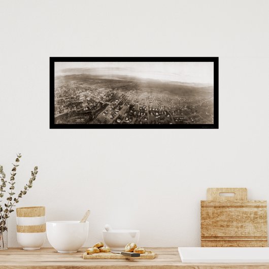 Reno NV航空写真1908 ポスター (キッチン)