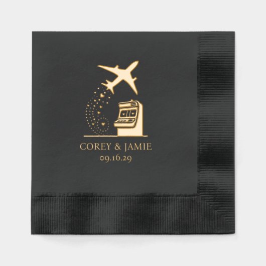 Reno Passport 箔ナプキン (正面)