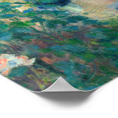 Renoir "A Girl With a Watering Can" ポスター (角)