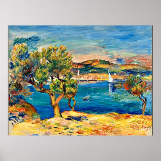 Renoir - L'Estaque, fine art landscape painting ポスター (正面)