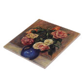Renoir - Roses in a Blue Vase タイル (側面)