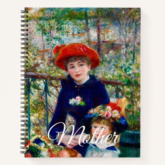 Renoir’s Mother and Child  ノートブック (正面)
