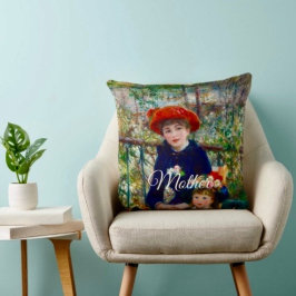 Renoir’s Mother and Child Throw Pillow   クッション