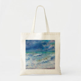 Renoir Seascape. Blue nautical impressionism. Sea トートバッグ