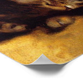 Renoir Sleeping Cat Poster ポスター (角)