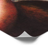 Renoir Young Girl Combing Her Hair Poster ポスター (角)