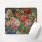 Renoir'aバラの静物画のつぼ マウスパッド (マウス)