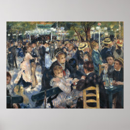 Renoir's Le Moulin de la Galette ポスター