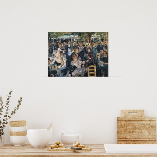 Renoir's Le Moulin de la Galette ポスター (キッチン)