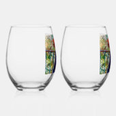 Renoir's Mother and Child     ステムなしワイングラス (右)