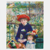 Renoir's Mother and Child  Fleece Blanket フリースブランケット (正面)