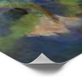 Renoir's Roses in a Vase Still Life ポスター (角)