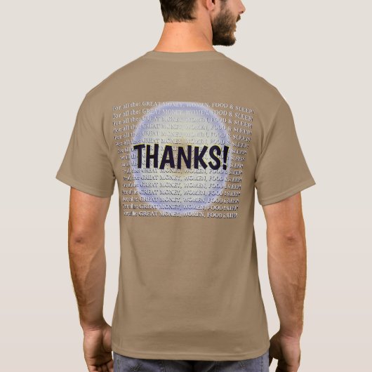 Rentafriend.comのmoosebmeの青い目 Tシャツ (裏面)