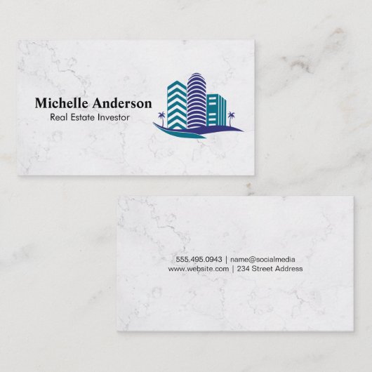 Rental Properties | Coastal Real Estate 名刺 (正面/裏面)