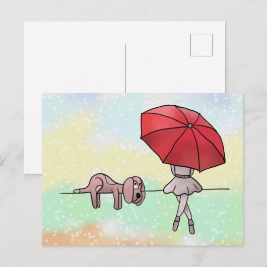 Rente Postkarte ポストカード (正面/裏面)