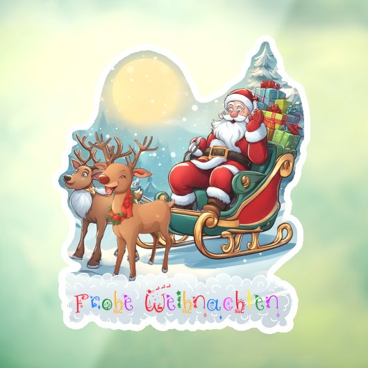 Rentierschlitten mit Rudi -  ウィンドウサイン (シート3)