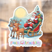 Rentierschlitten mit Rudi -  ウィンドウサイン (シート2)