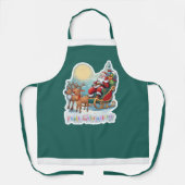 Rentierschlitten mit Rudi -  エプロン (正面)