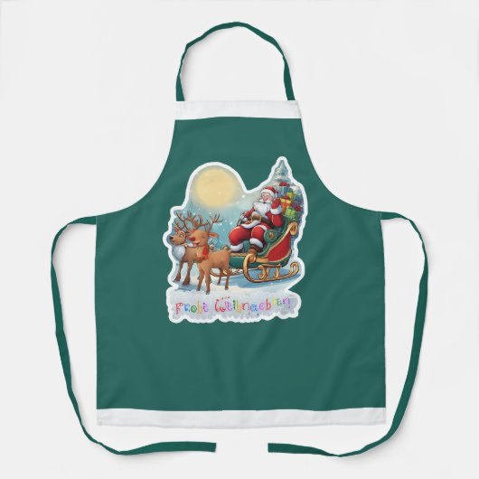Rentierschlitten mit Rudi -  エプロン (正面)