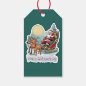 Rentierschlitten mit Rudi - ギフトタグ (正面)