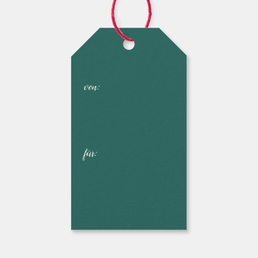 Rentierschlitten mit Rudi -  ギフトタグ (裏面)