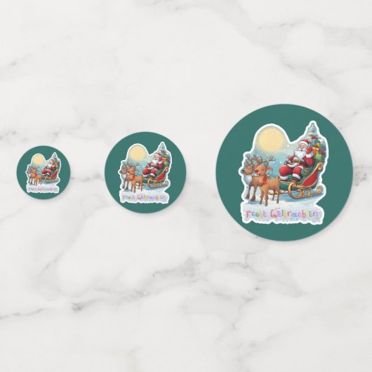 Rentierschlitten mit Rudi -  コンフェッティ (裏面)