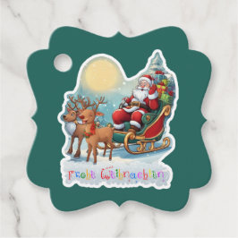 Rentierschlitten mit Rudi -  フェイバータグ