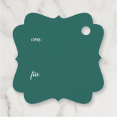 Rentierschlitten mit Rudi - フェイバータグ (裏面)