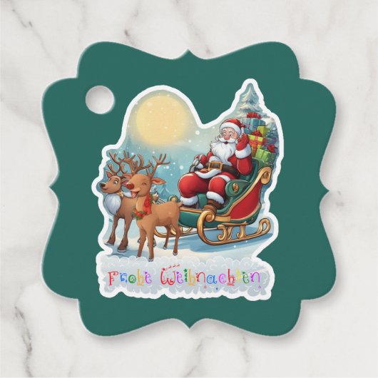 Rentierschlitten mit Rudi - フェイバータグ (正面)