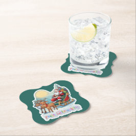 Rentierschlitten mit Rudi -  ペーパーコースター