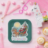 Rentierschlitten mit Rudi -  ペーパープレート (パーティー)