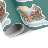 Rentierschlitten mit Rudi -  ラッピングペーパー (ロールコーナー)