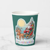 Rentierschlitten mit Rudi -  紙コップ (裏面)