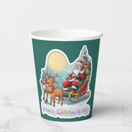 Rentierschlitten mit Rudi -  紙コップ (裏面)