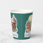 Rentierschlitten mit Rudi -  紙コップ (右)