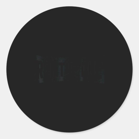 Rent's Due Funny New Adult 18th Birthday ラウンドシール (正面)