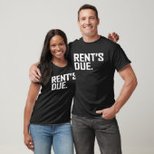 Rent's Due work hard bodybuilder weightlifting Tシャツ (ユニセックス)