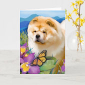 RENYのheARTdogの食事 カード (黄色い花)