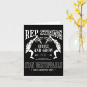 Rep強い喧騒と成長の停止できないジム カード (黄色い花)