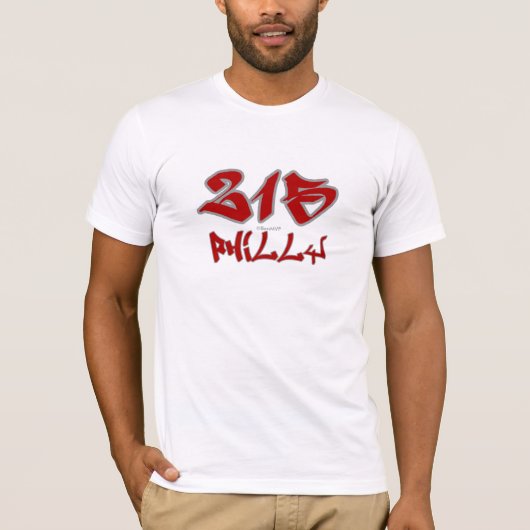 Rep Philly (215) Tシャツ (正面)